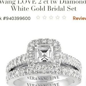 Vera wang engagement set